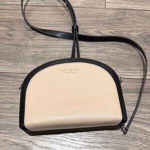 Kate Spade Elegant Black and Tan Crossbody Bag